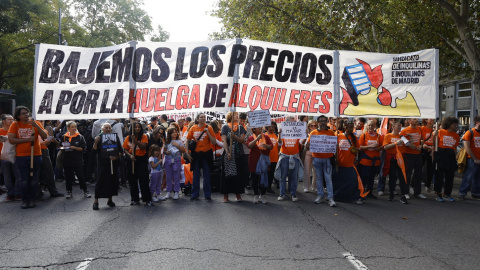 Imagen de la manifestación por el derecho a la vivienda del 13-O en Madrid. EUROPA PRESS/Jesús Hellín Imagen de la manifestación por el derecho a la vivienda del 13-O en Madrid. EUROPA PRESS/Jesús Hellín