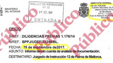 El juez de Cursach oculta un macro-informe policial sobre décadas de corrupción del PP El juez de Cursach oculta un macro-informe policial sobre décadas de corrupción del PP