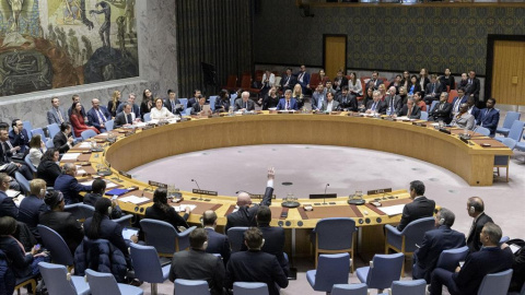 Imagen de archivo de una reunión del Consejo de Seguridad de la ONU. - Manuel Elias/United Nations. Imagen de archivo de una reunión del Consejo de Seguridad de la ONU. - Manuel Elias/United Nations.