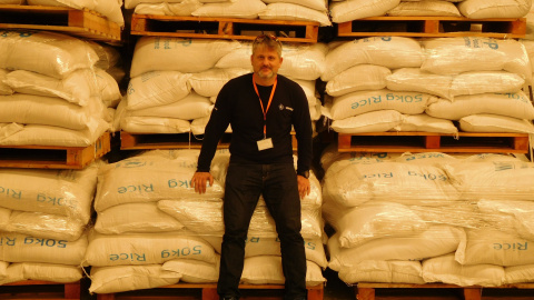 Pablo Yuste en Gran Canaria en otra misión humanitaria. / DAVID TORRES Pablo Yuste en Gran Canaria en otra misión humanitaria. / DAVID TORRES