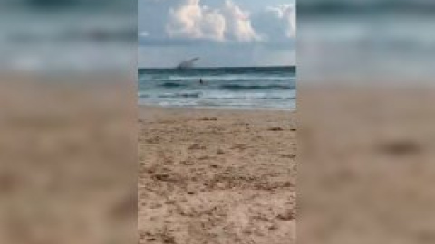 Muere un piloto de la Patrulla Águila tras estrellarse en el Mar Menor Muere un piloto de la Patrulla Águila tras estrellarse en el Mar Menor