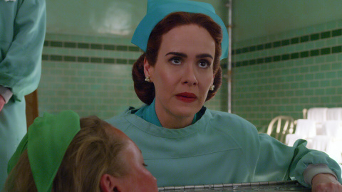 Sarah Paulson en 'Ratched', de Ryan Murphy. / NETFLIX Sarah Paulson en 'Ratched', de Ryan Murphy. / NETFLIX