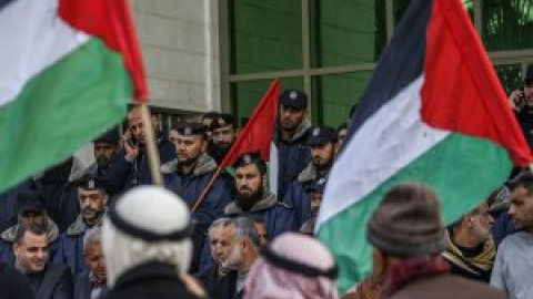 Miles de palestinos protestan contra el 'acuerdo del siglo' de Trump y Netanyahu Miles de palestinos protestan contra el 'acuerdo del siglo' de Trump y Netanyahu