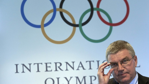 Thomas Bach, presidente del COI, este miércoles en Lausana. /REUTERS Thomas Bach, presidente del COI, este miércoles en Lausana. /REUTERS