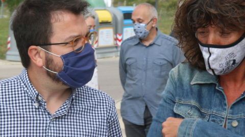 Pere Aragonès i Teresa Jordà Pere Aragonès i Teresa Jordà