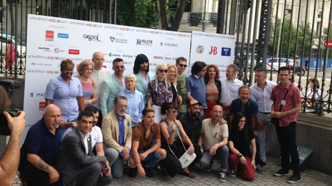 Organizadores y artistas que participarán en el World Pride Madrid durante la presentación del mismo este martes. Organizadores y artistas que participarán en el World Pride Madrid durante la presentación del mismo este martes.