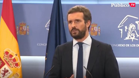 Casado: "España no tiene a nadie al timón" Casado: "España no tiene a nadie al timón"