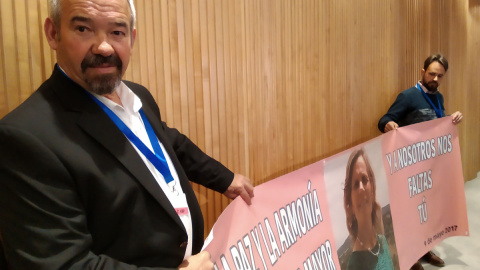 Diego Meneses, marido de la desaparecida Francisca Cadenas. Diego Meneses, marido de la desaparecida Francisca Cadenas.