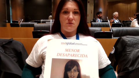 Isabel Movilla, madre de la desaparecida Caroline del Valle. Isabel Movilla, madre de la desaparecida Caroline del Valle.