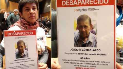 Charo Gómez, hermana del desaparecido Joaquín Gómez. Charo Gómez, hermana del desaparecido Joaquín Gómez.