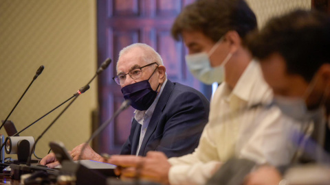 El líder del grup municipal d'ERC a Barcelona, Ernest Maragall, compareix per valorar l'escàndol dels espionatges polítics a líders independentistes. ERC El líder del grup municipal d'ERC a Barcelona, Ernest Maragall, compareix per valorar l'escàndol dels espionatges polítics a líders independentistes. ERC