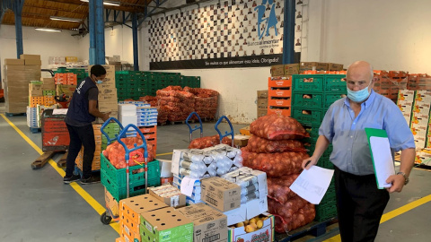 Vista del Banco de Alimentos de Lisboa. | EFE Vista del Banco de Alimentos de Lisboa. | EFE