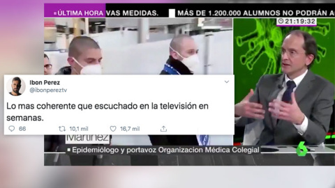 Cuando un mensaje sobre el coronavirus en televisión se hace viral por su sensatez
