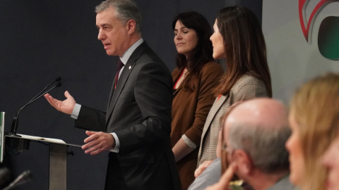 24/02/2020 - El lehendakari del Gobierno Vasco, Iñigo Urkullu, durante la presentación de las listas de los candidatos del EAJ-PNV a las elecciones vascas. / EUROPA PRESS 24/02/2020 - El lehendakari del Gobierno Vasco, Iñigo Urkullu, durante la presentación de las listas de los candidatos del EAJ-PNV a las elecciones vascas. / EUROPA PRESS