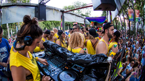Rocío Roxell durante el desfile del Orgullo Gay de 2016. A TU ROLLO Rocío Roxell durante el desfile del Orgullo Gay de 2016. A TU ROLLO