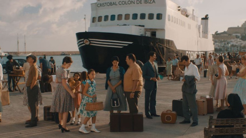 Llegada de los personajes a Ibiza.- Gonita Filmacción Llegada de los personajes a Ibiza.- Gonita Filmacción