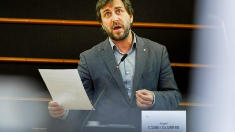 L'eurodiputat de JxCat, Toni Comín, durant un debat a l'Eurocambra, PARLAMENT EUROPEU / ACN L'eurodiputat de JxCat, Toni Comín, durant un debat a l'Eurocambra, PARLAMENT EUROPEU / ACN