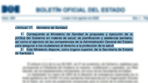 El Gobierno crea una Secretaría de Estado de Sanidad El Gobierno crea una Secretaría de Estado de Sanidad