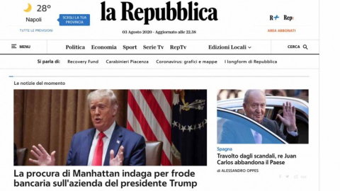 Font: La Repubblica Font: La Repubblica