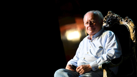 El actor Juan Echanove durante la presentación de la obra teatral 'La fiesta del Chivo'.- EFE/Víctor Lerena El actor Juan Echanove durante la presentación de la obra teatral 'La fiesta del Chivo'.- EFE/Víctor Lerena