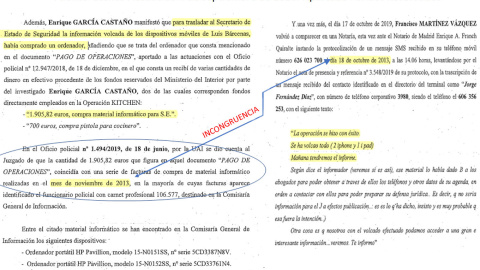 Fiscalia escrito  Kitchen de imputacion a Cospedal