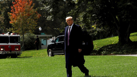 01/10/2020.- El presidente de EEUU, Donald Trump, en una rueda de prensa este jueves. EFE/Yuri Gripas 01/10/2020.- El presidente de EEUU, Donald Trump, en una rueda de prensa este jueves. EFE/Yuri Gripas