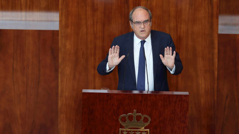 15/09/2020.- El portavoz del PSOE en la Asamblea, Ángel Gabilondo, durante su intervención en la segunda sesión del debate sobre el estado de la región, celebrada este martes en la Asamblea de Madrid. EFE/ Juanjo Martín 15/09/2020.- El portavoz del PSOE en la Asamblea, Ángel Gabilondo, durante su intervención en la segunda sesión del debate sobre el estado de la región, celebrada este martes en la Asamblea de Madrid. EFE/ Juanjo Martín