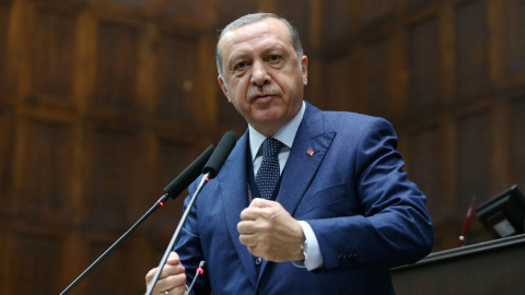 Erdogan, en el Parlamento turco en Ankara hace unos días. REUTERS Erdogan, en el Parlamento turco en Ankara hace unos días. REUTERS