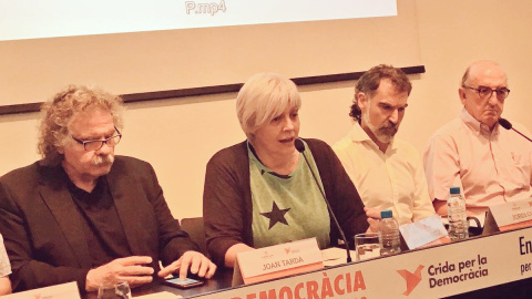 Manuel Delgado, Joan Tardà, Dolors Sabater, Jordi Cuixart, Jaume Roures i Xavier Trias Manuel Delgado, Joan Tardà, Dolors Sabater, Jordi Cuixart, Jaume Roures i Xavier Trias