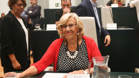 Manuela Carmena, en la Sesión de constitución del Ayuntamiento de Madrid. / Ricardo Rubio - EUROPA PRESS 15/06/2019. Manuela Carmena, en la Sesión de constitución del Ayuntamiento de Madrid. / Ricardo Rubio - EUROPA PRESS 15/06/2019.