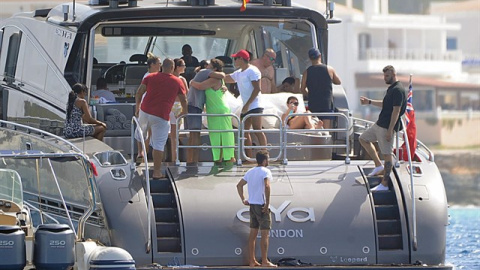 El yate alquilado por Cristiano Ronaldo para veranear en Formentera. El yate alquilado por Cristiano Ronaldo para veranear en Formentera.