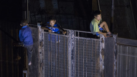Menors estrangers no acompanyats, a Melilla. FOTO: Pedro Armestre/Save the Children