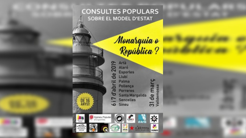 Cartel del referéndum en Bunyola. Cartel del referéndum en Bunyola.