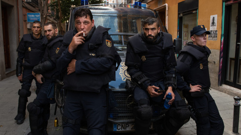 Imagen de la serie "Antidisturbios". /Movistar+ Imagen de la serie "Antidisturbios". /Movistar+