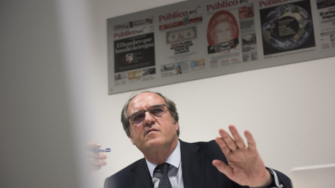 El candidato socialista a presidir la Comunidad de Madrid, Ángel Gabilondo, en su entrevista con 'Público'. FERNANDO SÁNCHEZ El candidato socialista a presidir la Comunidad de Madrid, Ángel Gabilondo, en su entrevista con 'Público'. FERNANDO SÁNCHEZ