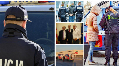 En el medio, foto central, Pini con el alcalde de Binéfar y el presidente aragonés Javier Lambán. Bajo esa imagen, el matadero de Binéfar. Fotos derecha, izquierda y centro superior, operaciones policiales en Polonia contra el emporio cárnico Pini. En el medio, foto central, Pini con el alcalde de Binéfar y el presidente aragonés Javier Lambán. Bajo esa imagen, el matadero de Binéfar. Fotos derecha, izquierda y centro superior, operaciones policiales en Polonia contra el emporio cárnico Pini.