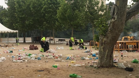 El Servicio de Limpieza del Ayuntamiento de Valladolid. Europa Press