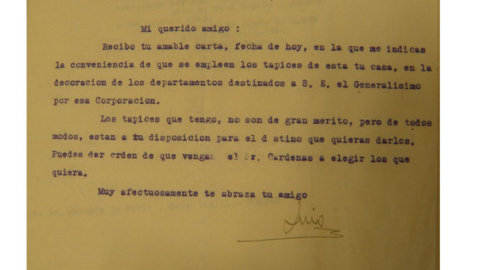 Todos los privilegios para Franco en Bilbao. / DANILO ALBIN Todos los privilegios para Franco en Bilbao. / DANILO ALBIN