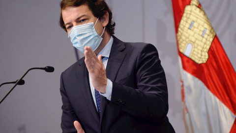 23/10/2020.- El presidente de la Junta de Castilla y León, Alfonso Fernández, da una rueda de prensa conjunta con el ministro de Sanidad, Salvador Illa. / EFE - NACHO GALLEGO 23/10/2020.- El presidente de la Junta de Castilla y León, Alfonso Fernández, da una rueda de prensa conjunta con el ministro de Sanidad, Salvador Illa. / EFE - NACHO GALLEGO