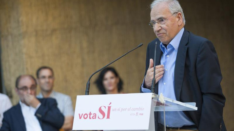 El presidente de la Fundación Pablo Iglesias y exvicepresidente del Gobierno, Alfonso Guerra. - EFE El presidente de la Fundación Pablo Iglesias y exvicepresidente del Gobierno, Alfonso Guerra. - EFE