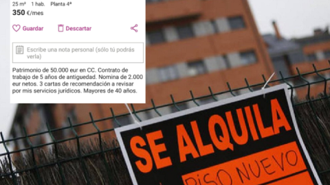 Anuncio de alquiler en Valencia Anuncio de alquiler en Valencia con requisitos imposibles.