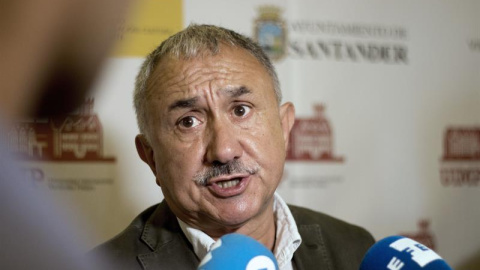 Pepe Álvarez, secretario general de la UGT, el pasado miércoles 19 de julio en Santander / EFE Pepe Álvarez, secretario general de la UGT, el pasado miércoles 19 de julio en Santander / EFE