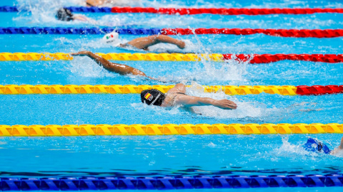 02/09/2021 Marta Fernández durante la prueba de los 50 m libres 02/09/2021 Marta Fernández durante la prueba de los 50 m libres