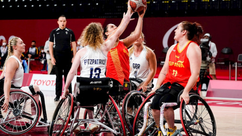 02/09/2021 Partido de baloncesto femenino en silla de ruedas entre España y Reino Unido 02/09/2021 Partido de baloncesto femenino en silla de ruedas entre España y Reino Unido