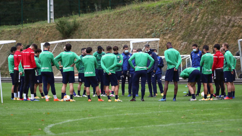Entrenamiento de la Real Sociedad. EFE