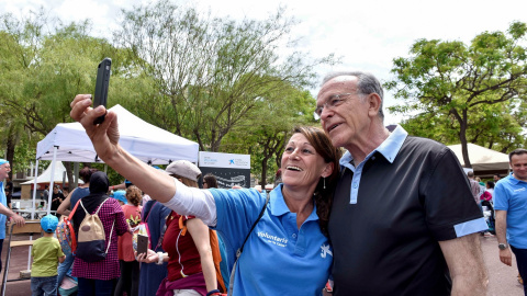 Isidro Fainé durante el Día del Voluntario la Caixa Isidro Fainé durante el Día del Voluntario la Caixa