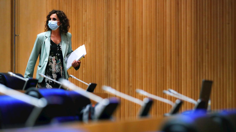La ministra de Hacienda, María Jesús Montero, presentó este miércoles en el Congreso los Presupuestos Generales del Estado de 2021.