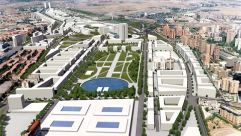 Diseño del Ayuntamiento de Madrid para el desarrollo de la zona norte de la capital, conocida como Operación Chamartín. E.P. Diseño del Ayuntamiento de Madrid para el desarrollo de la zona norte de la capital, conocida como Operación Chamartín. E.P.