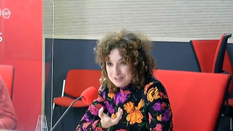 La colaboradora Virginia Riezu en 'Tarde lo que tarde', programa emitido por RNE. La colaboradora Virginia Riezu en 'Tarde lo que tarde', programa emitido por RNE.