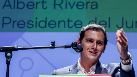 Albert Rivera preside el jurado de la final de la Liga Española de Debate Universitario El expresidente de Ciudadanos y actual presidente ejecutivo de Martínez-Echevarría y Rivera Abogados, Albert Rivera, a 3 de octubre, en Madrid.- Ricardo Rubio / Europa Press